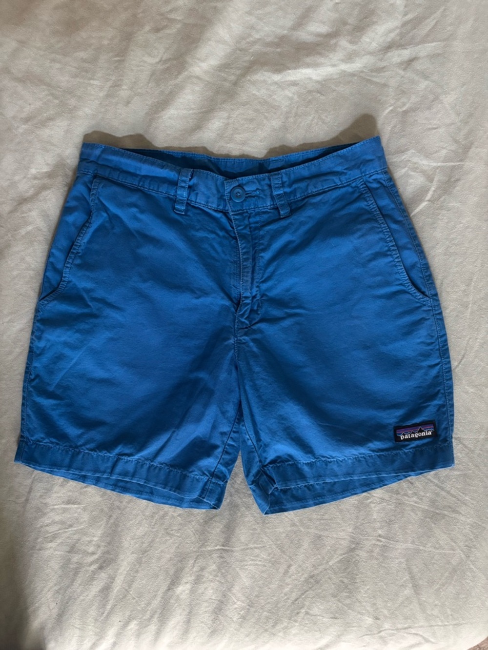 Patagonia Men's Royal Blue Flat Front Shorts